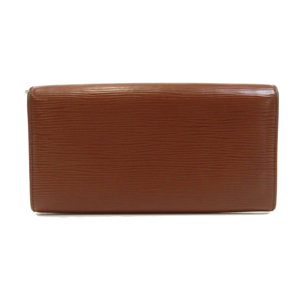 Louis Vuitton Portefeuille Sarah Wallet Long Leather Epi Black
